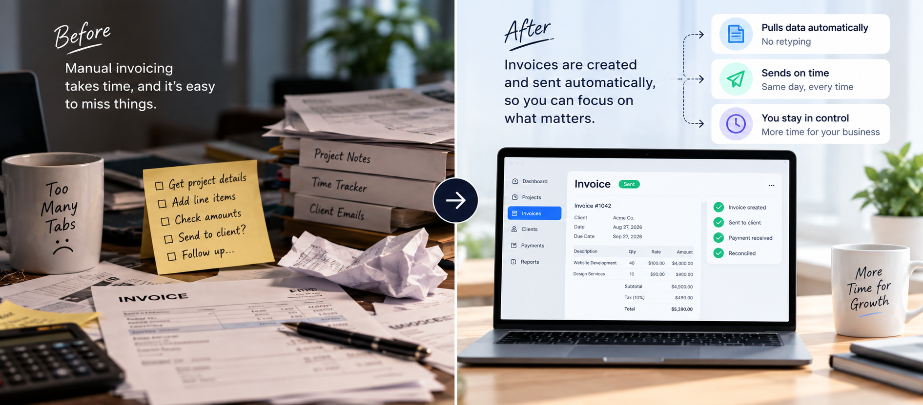 Invoice generation automation