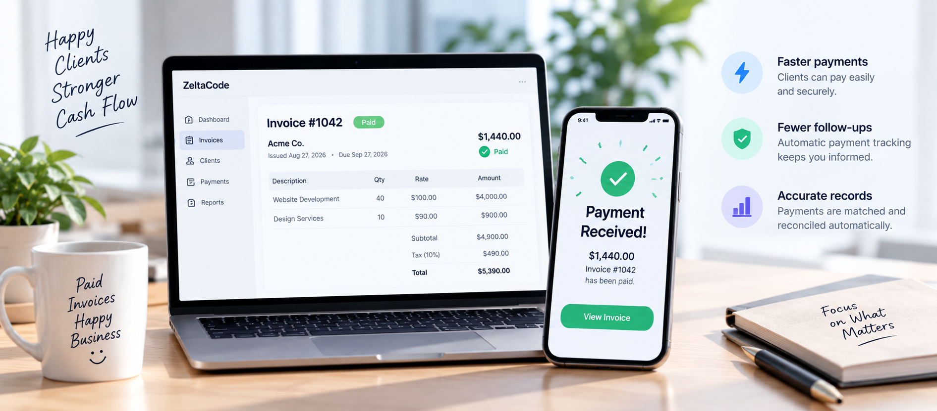 Invoice payment tracking automation